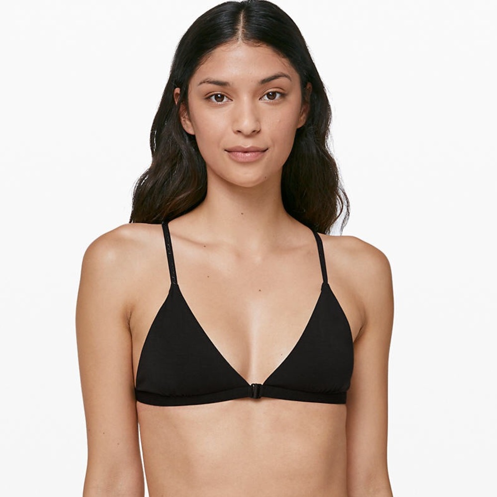 NWT Lululemon Simply There Triangle Bra L Green
